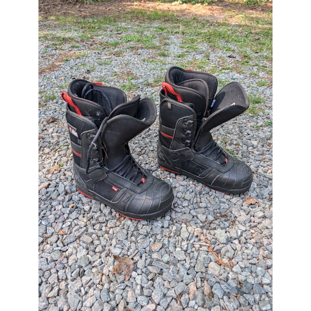 Head 500 4D Black With Red‎ Accent- Snowboard Boots-Size 8.5